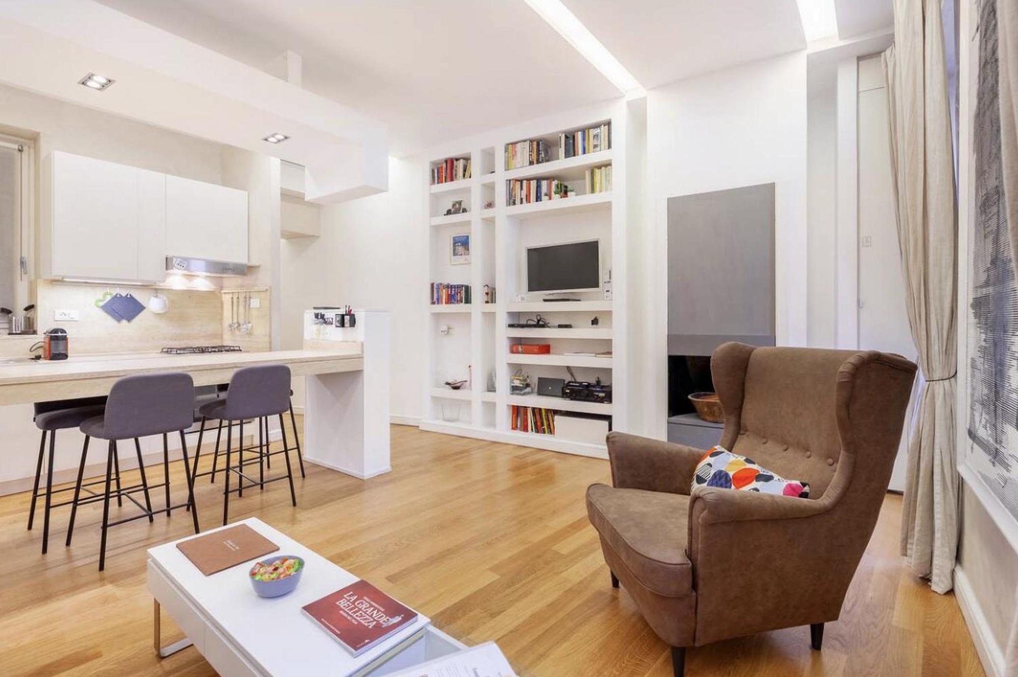 Campo Dei Fiori Modern Apartment With Terrace Rom Exterior foto